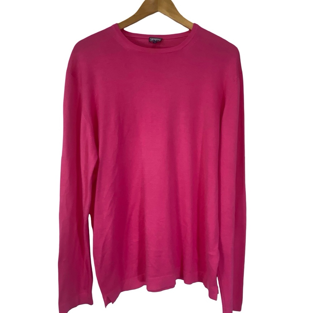 Vilebrequin pink 100% cotton crewneck pullover sweater size‎ XL